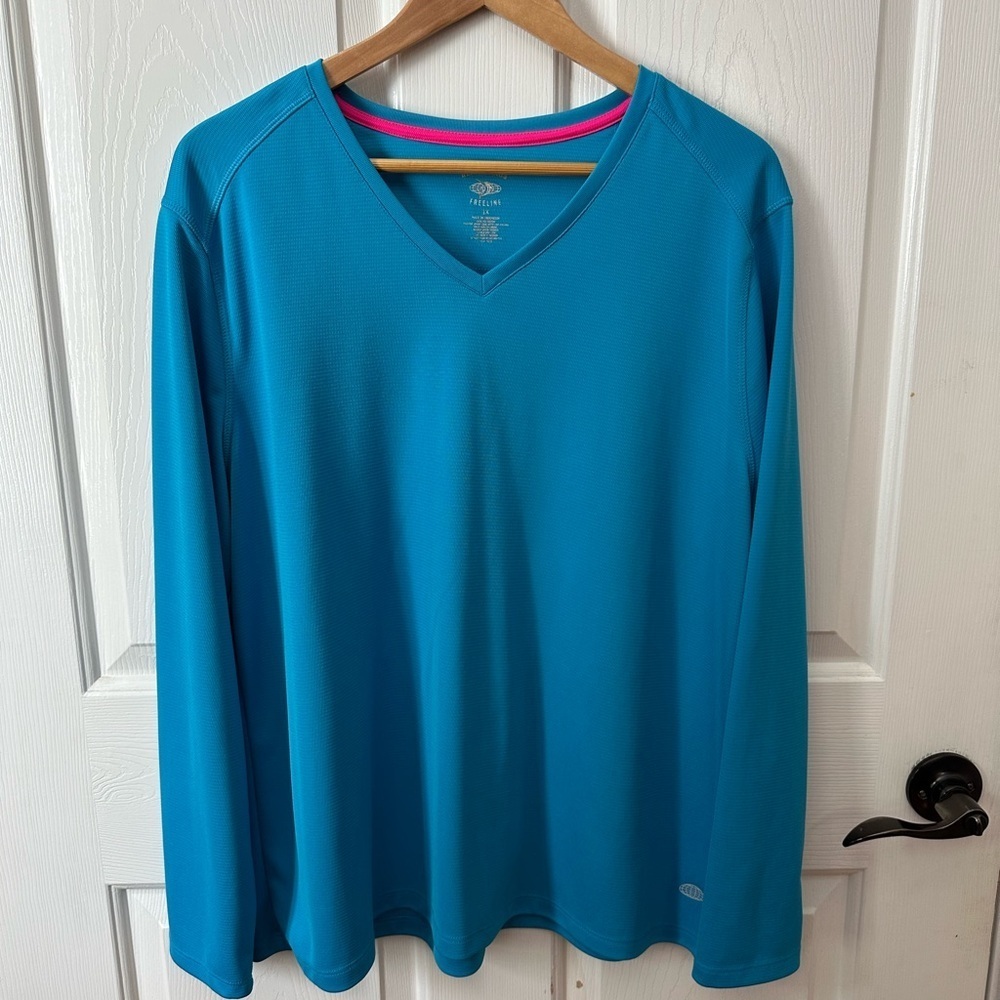 Reel Legends Teal Long Sleeve Top
